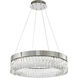 Canada LED 24 inch Chrome LED Chandelier Ceiling Light